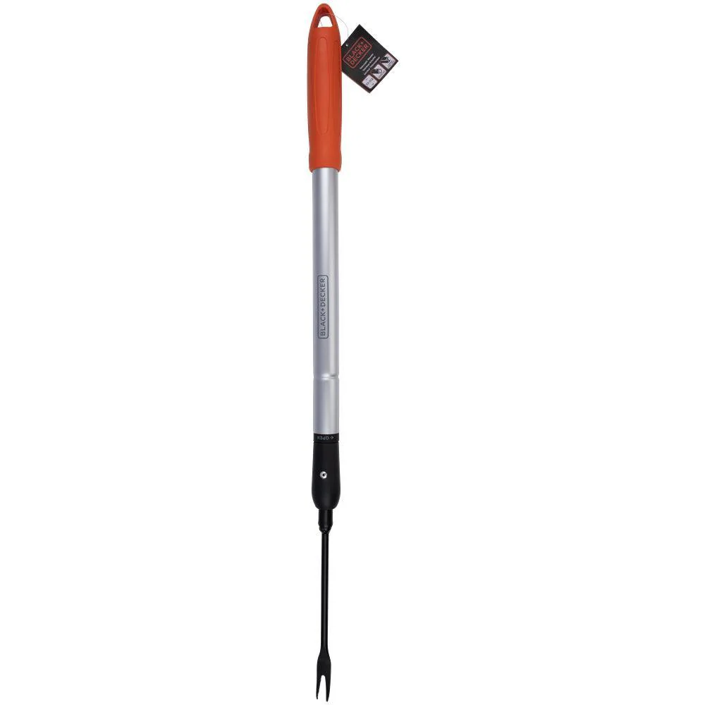 Black + Decker Telescopic Weeder with Aluminium Handle | 77-112cm