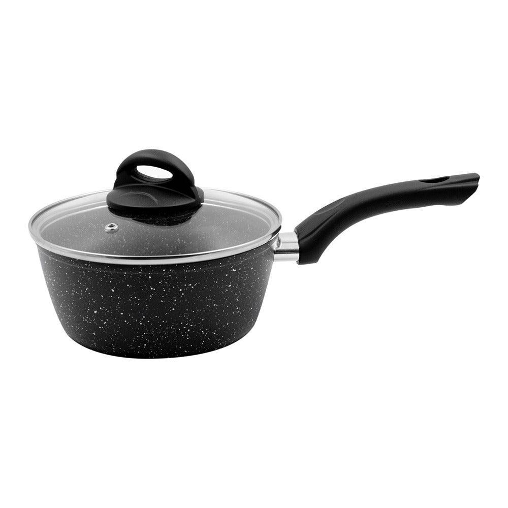 Blackmoor Classic Non-Stick Black Saucepan with Lid | 20cm - Image 3