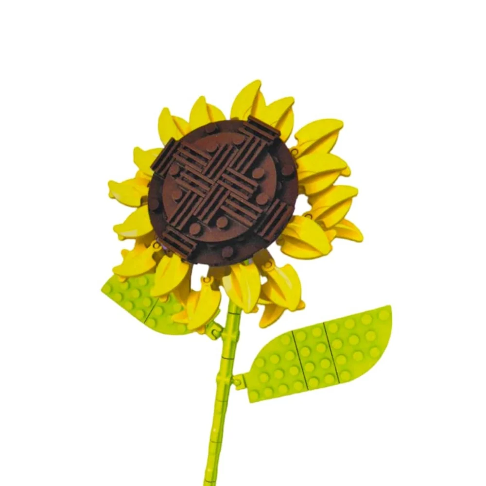 Block Tech Blocks In Bloom Sunflower Building Set - Image 3