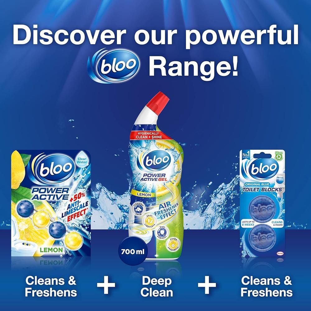 Bloo Power Active Lemon Toilet Rim Block | Pack of 3 - Image 7