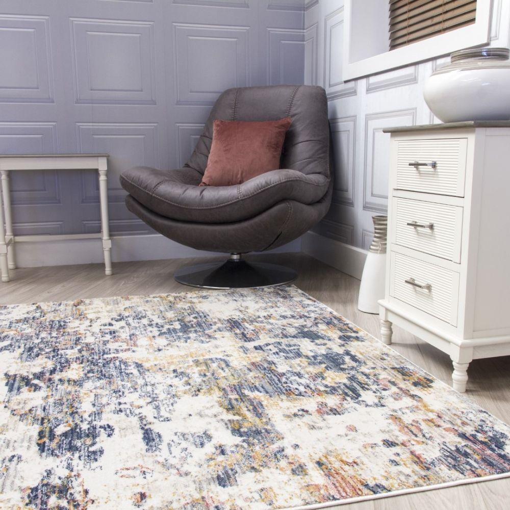 Boho Twilight Rug | Abstract Multicoloured Design - Image 3