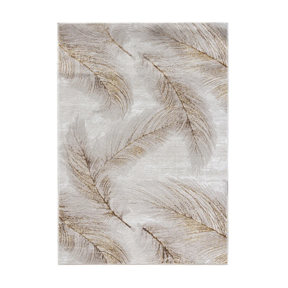 Boutique Plumes Ochre Rug | 80 x 150cm