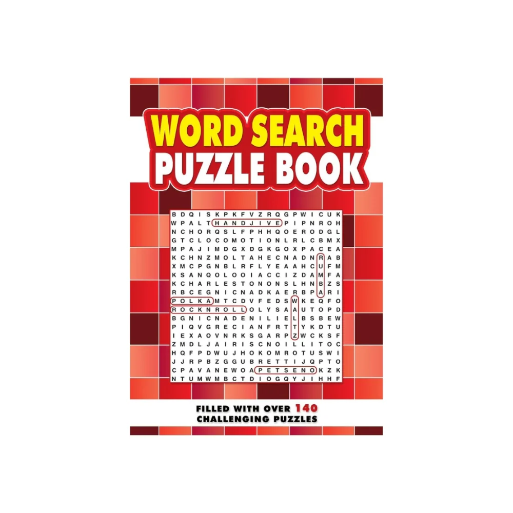 Bumper Wordsearch Puzzle Book | Over 140 Puzzles, Red Cover