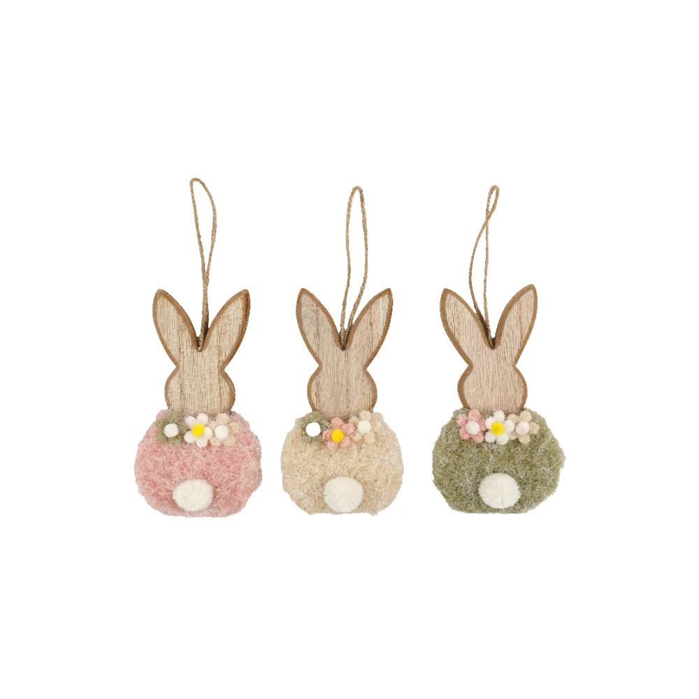 Bunny Hanging Decoration, Rabbit Ornament for Home Décor | 14 cm