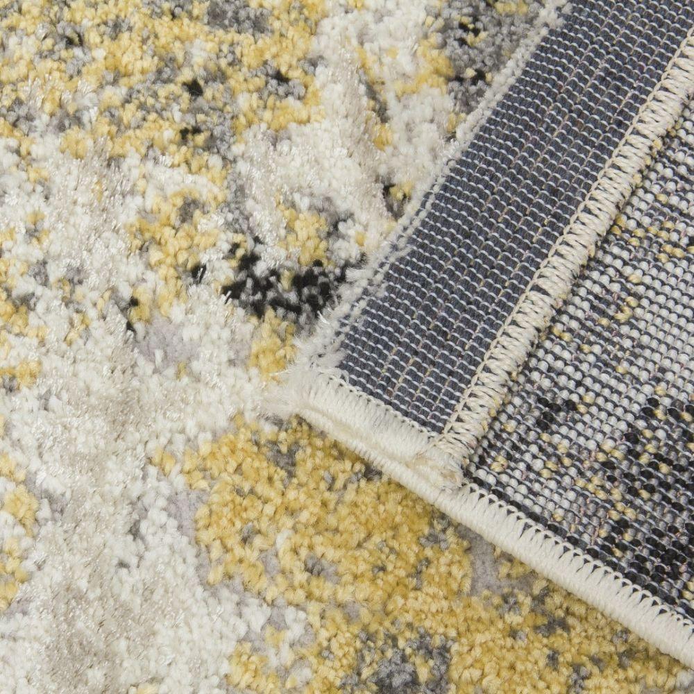 Callisto Accents Yellow Rug | Abstract Modern Motives - Image 7