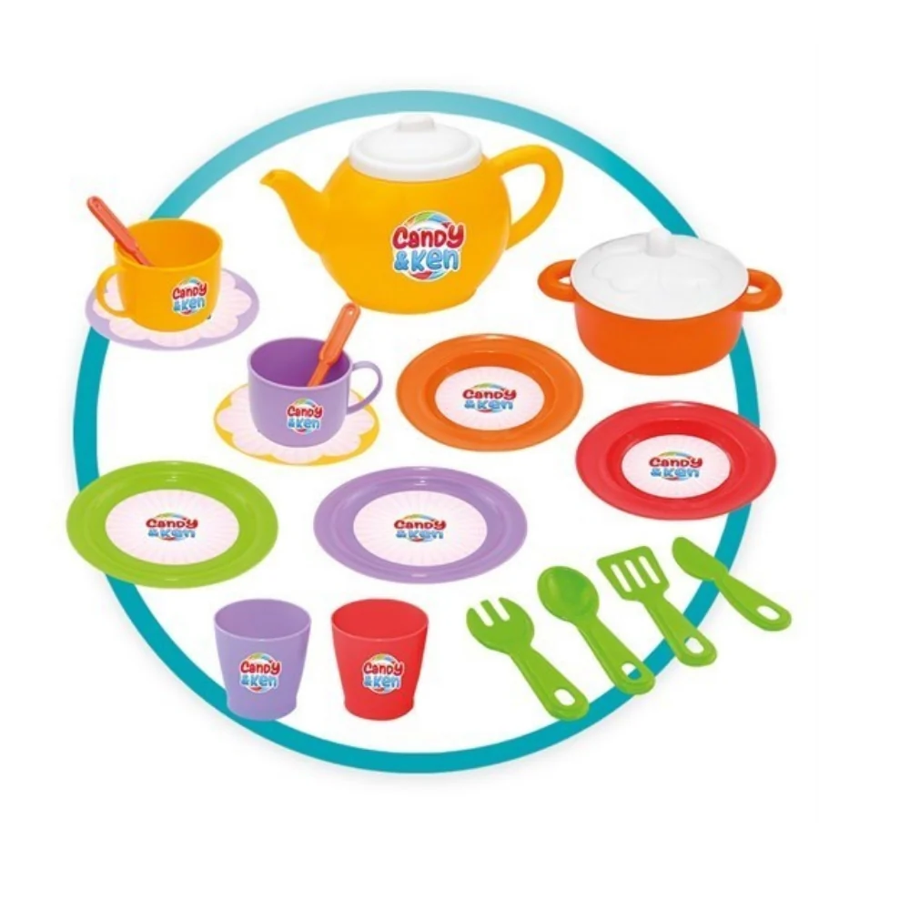 Candy & Ken House Tea Set | Interactive Pretend Play Tea Party Set for Kids - Image 3
