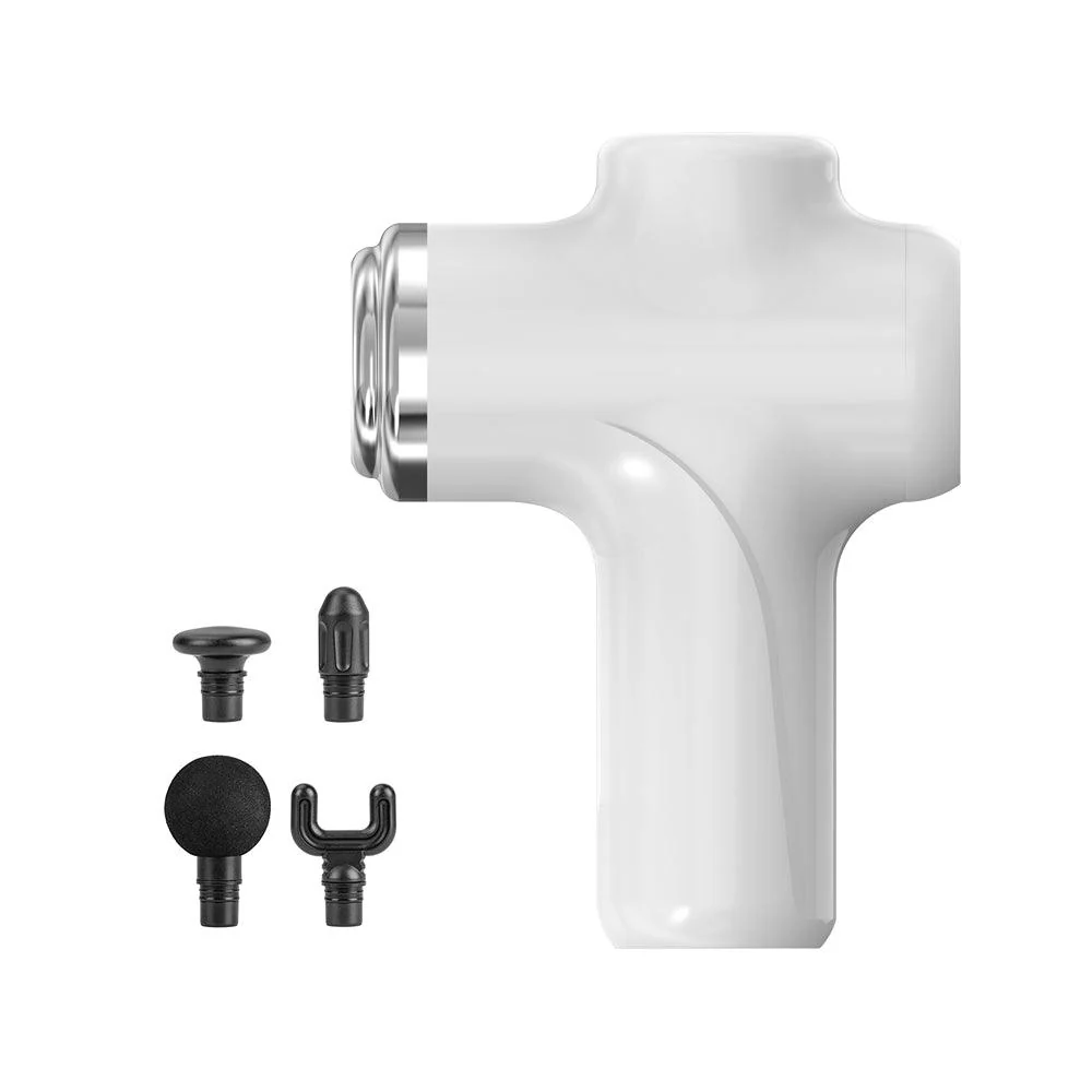 Carmen Cordless Mini-Massage Gun with Six Speeds and Four Heads - Image 2