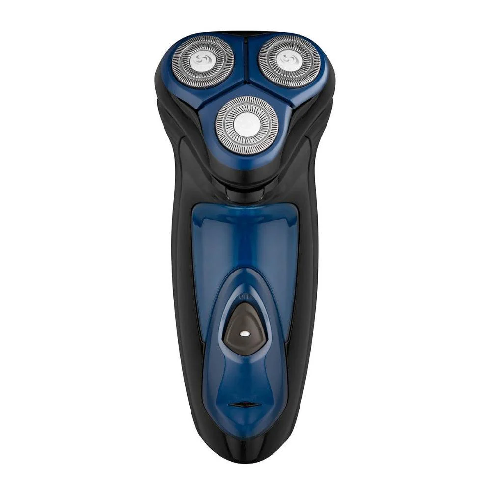 Carmen Midnight Blue Triple Head Flex & Pivot Cordless Shaver