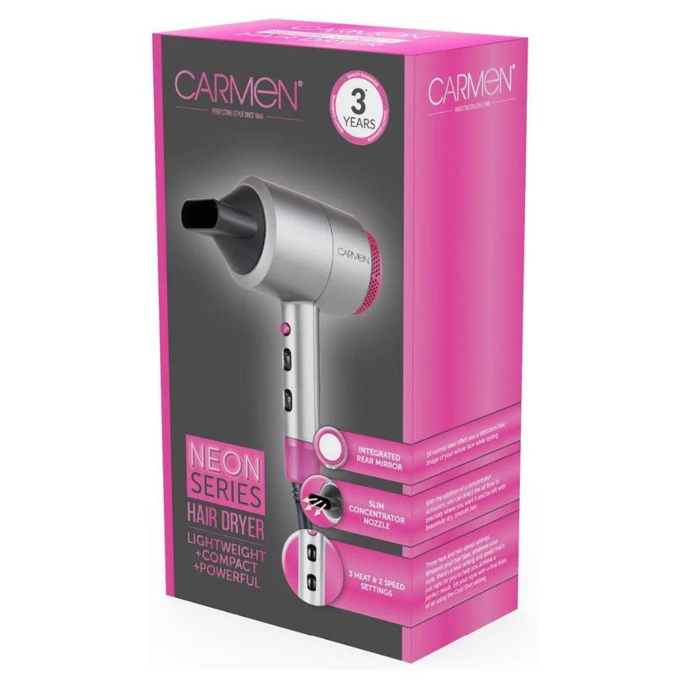 Carmen Neon Series Hair Dryer | 1800W - Image 4