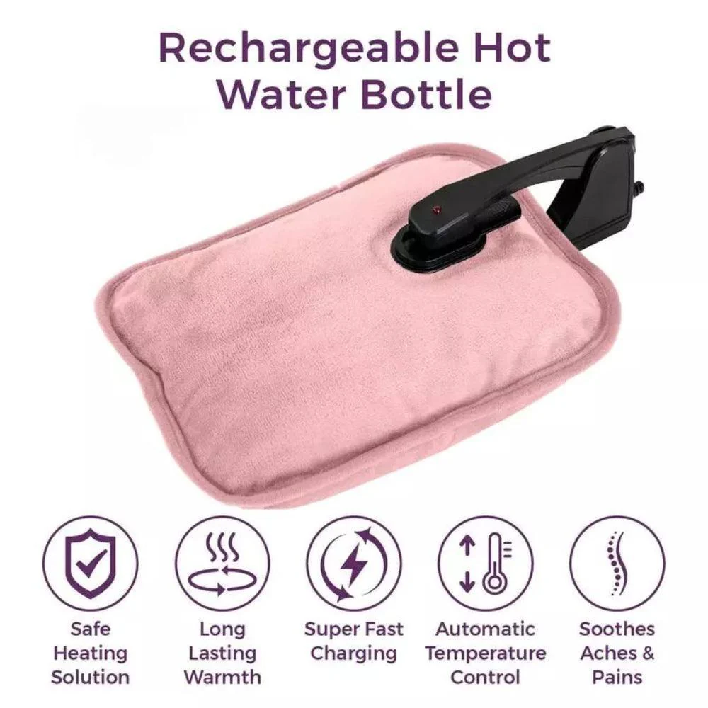 Carmen Spa Rechargeable Hot Water Bottle | Pink - Image 3
