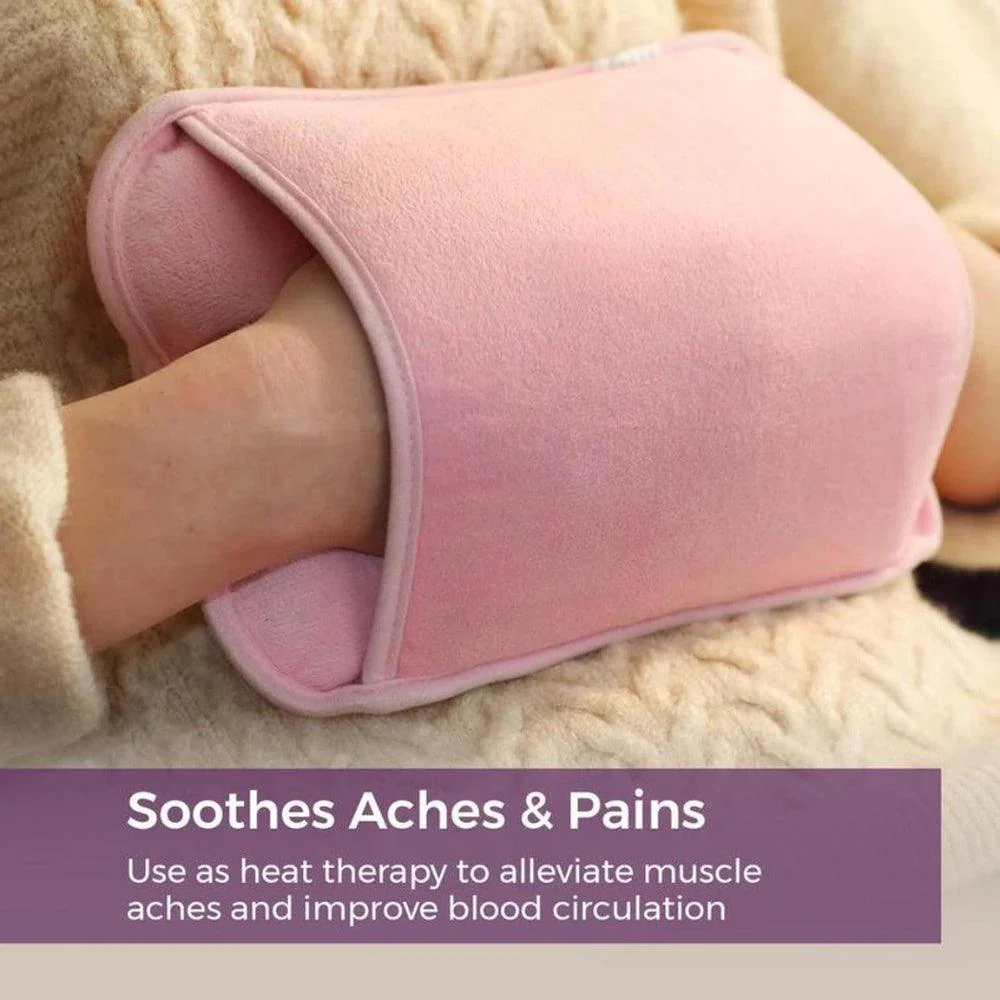 Carmen Spa Rechargeable Hot Water Bottle | Pink - Image 4