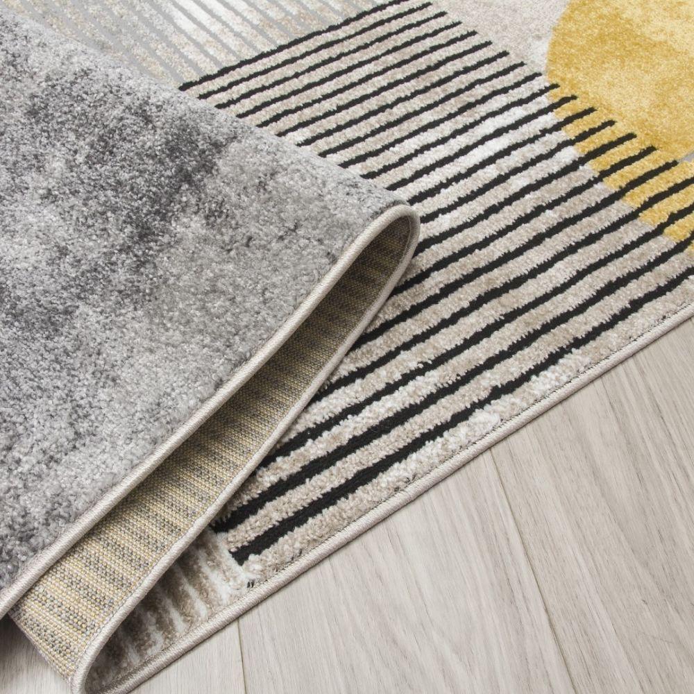 Casino Geo Ochre Rug | Abstract Modern Motives - Image 9