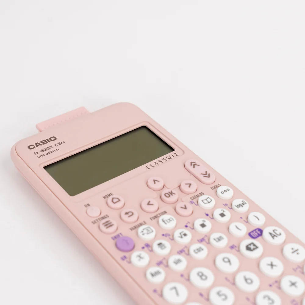 Casio Pink Scientific Calculator | 4 Line Display - Image 3