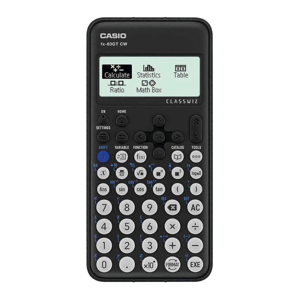 Casio Scientific Calculator Black FX83GTCW | New Improved Model