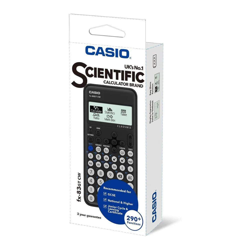 Casio Scientific Calculator Black FX83GTCW | New Improved Model - Image 5