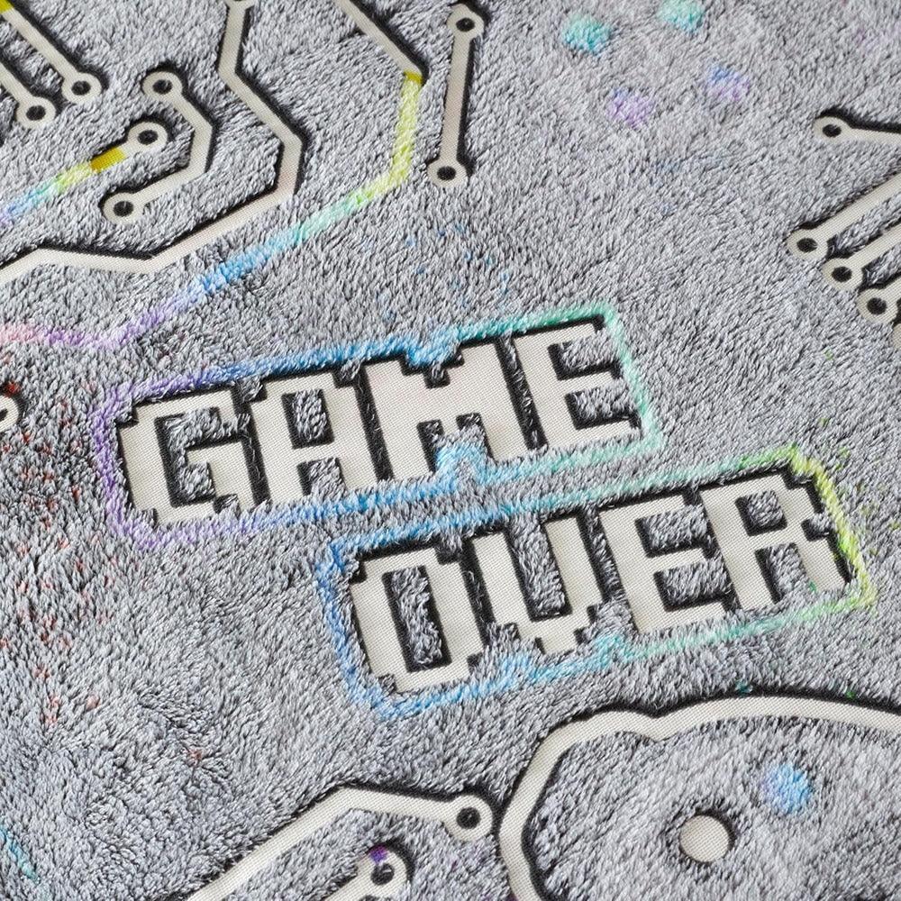 Catherine Lansfield Game Over Glow In The Dark Double Duvet Cover Set | Grey - Image 4