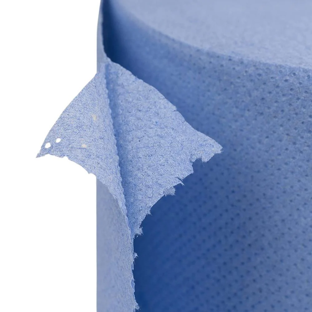 Centrefeed Blue Paper Rolls 2-Ply | 80m | Pack of 6 - Image 4