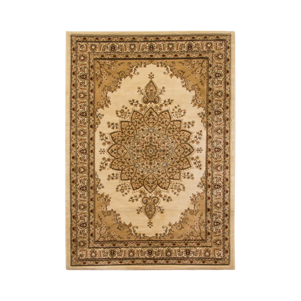 Classique Medallion Ivory Rug | 200 x 300cm