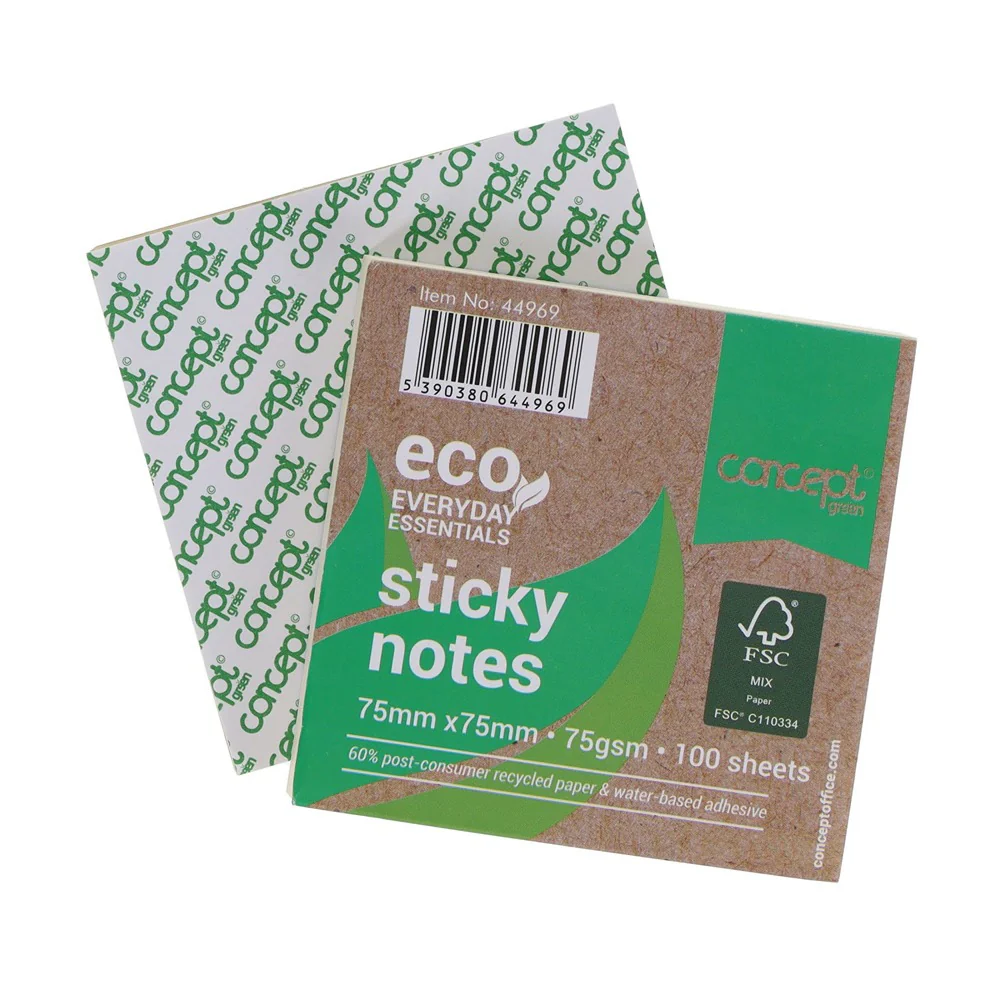 Concept Eco Everyday Essentials Recycled Sticky Notes - Image 3