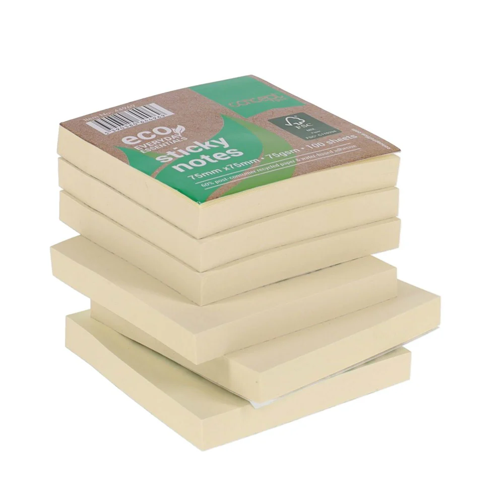 Concept Eco Everyday Essentials Recycled Sticky Notes - Image 4