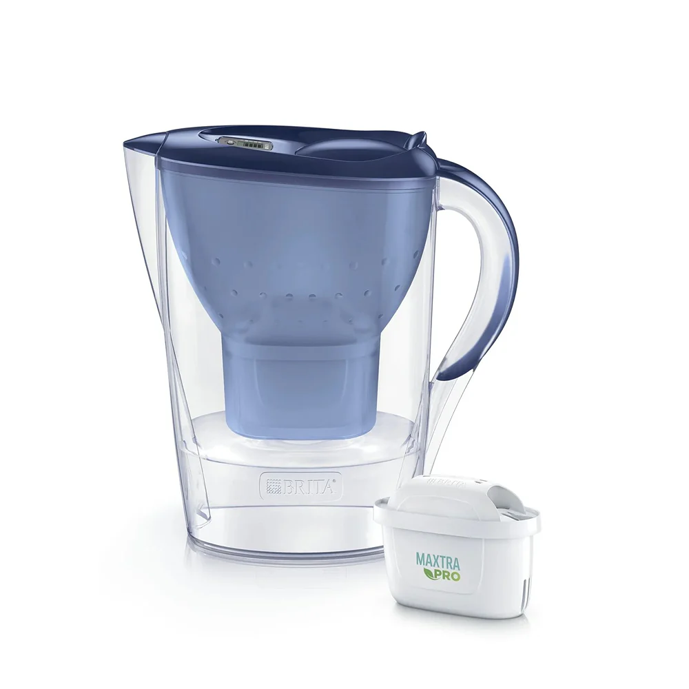 Country Club Marella Water Filter Jug | 2.4L, Blue, 3 MAXTRA PRO Cartridges - Image 2