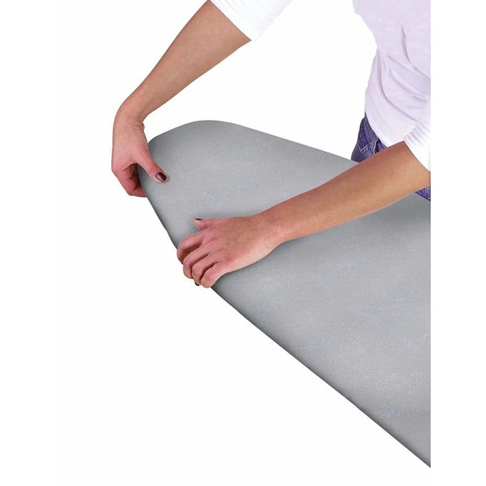 Country Club Metallic Ironing Board Cover | Contoured Fit, Padded, Light Grey - Image 2