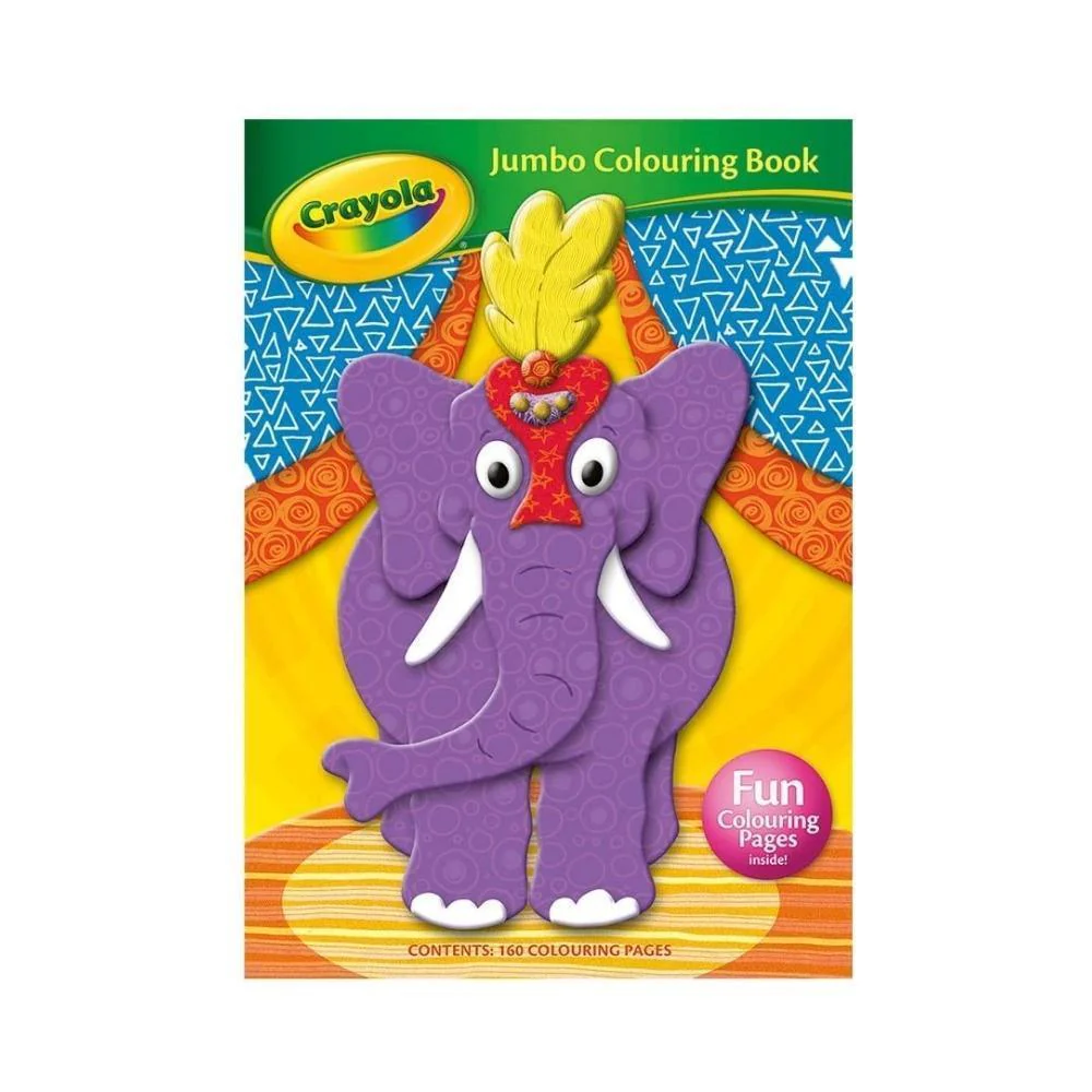 Crayola Jumbo Colouring Activity Book | 160 Pages