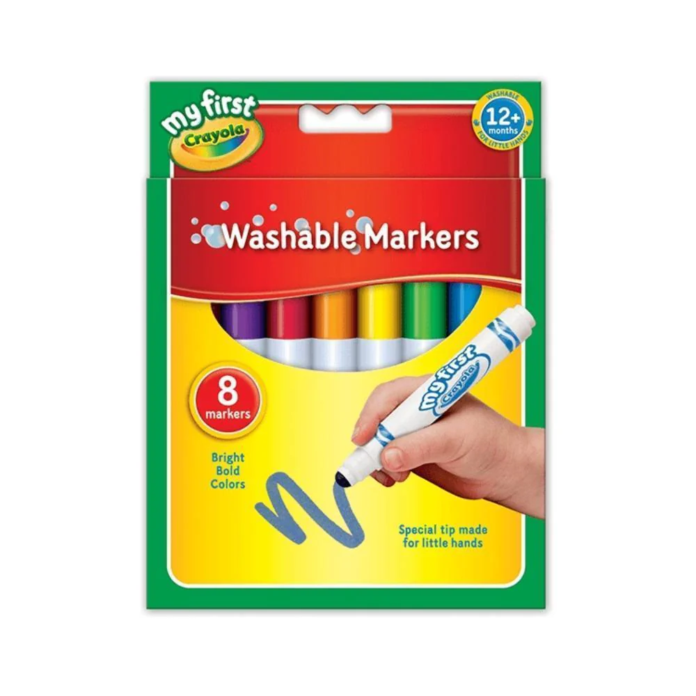 Crayola My First Washable Markers | 8 Markers