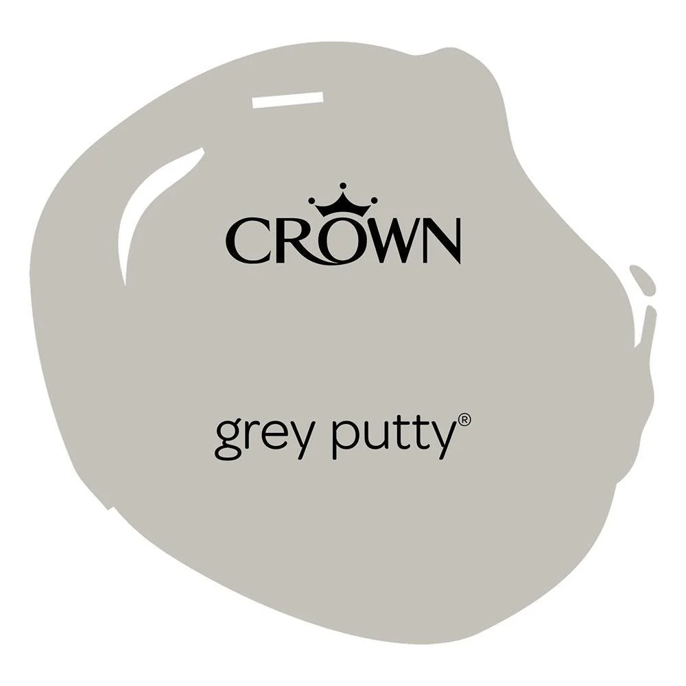 Crown Easyclean Matt Emulsion Paint | Grey Putty - Image 2