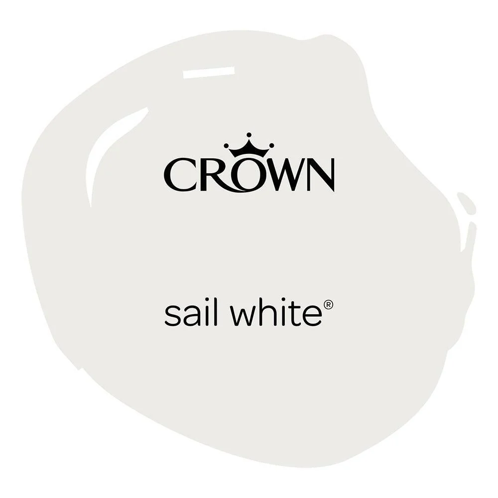 Crown Easyclean Matt Emulsion Paint | Sail White - Image 2
