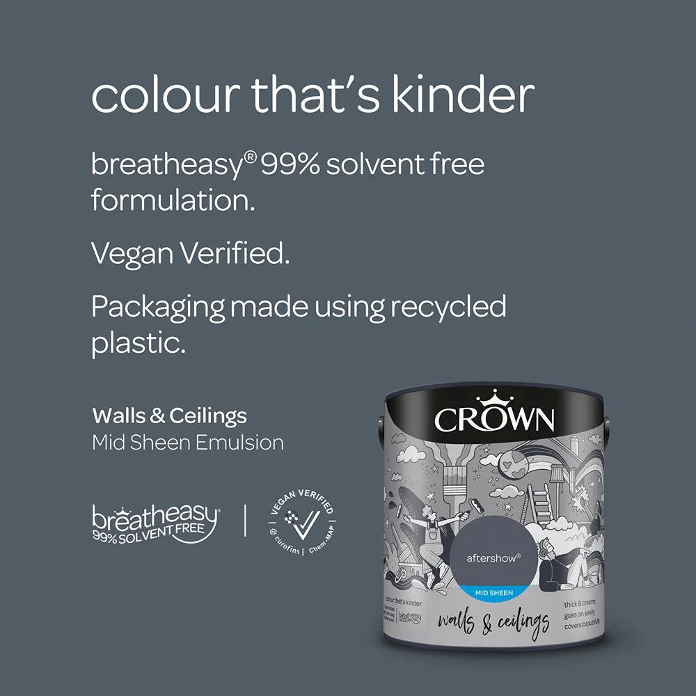 Crown Mid Sheen Emulsion Paint | Aftershow - Image 7