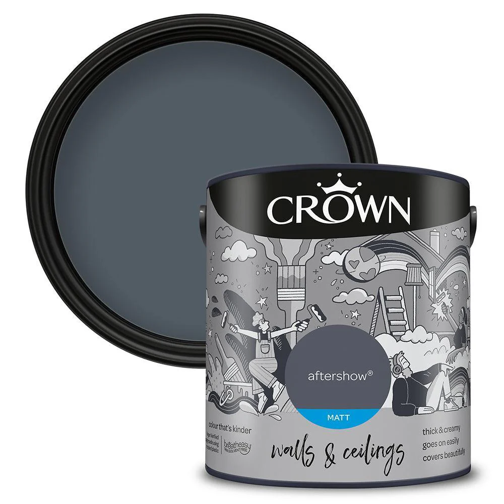Crown Walls & Ceilings Matt Emulsion Paint | Aftershow
