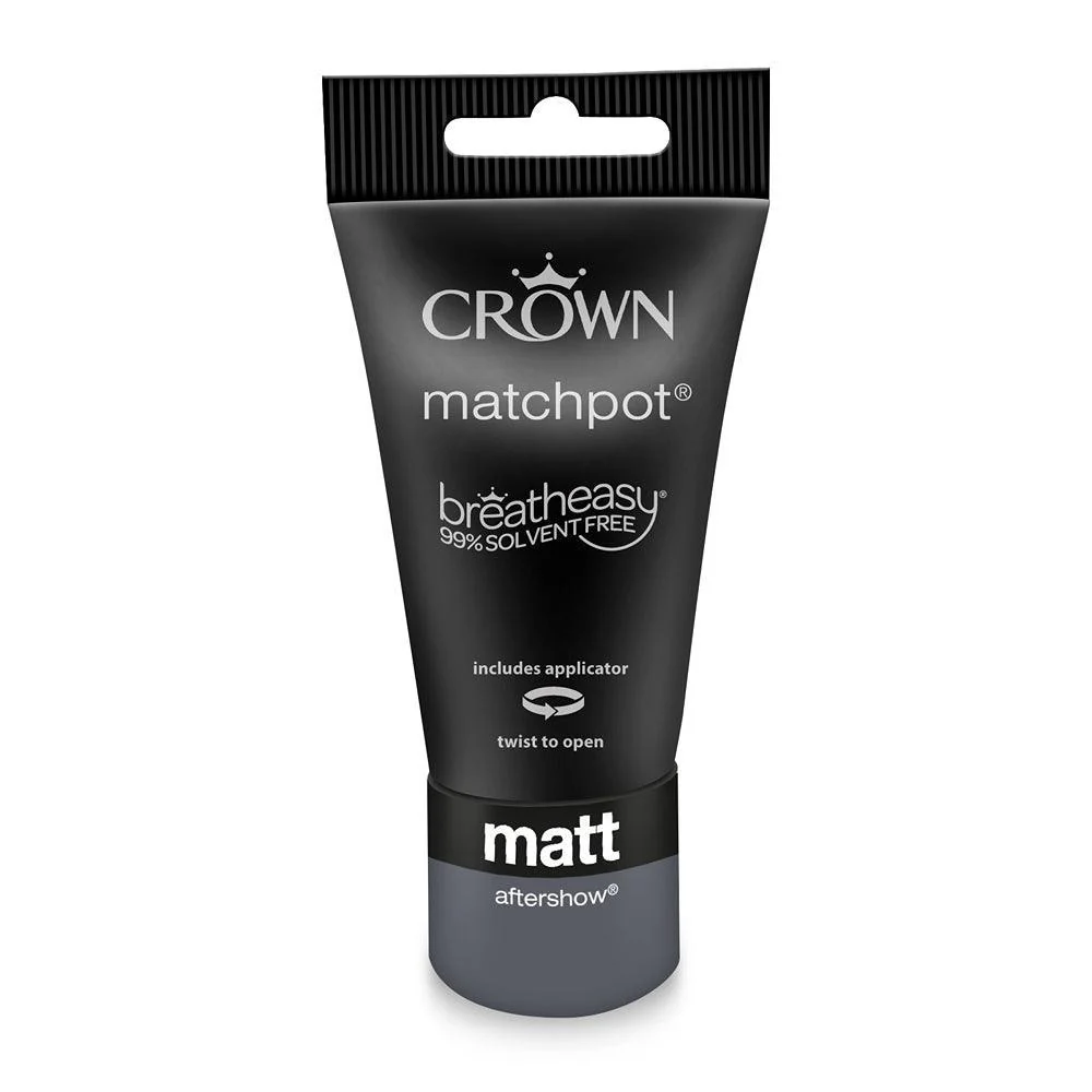 Crown Walls & Ceilings Matt Emulsion Paint | Aftershow | 40ml Tester - Image 3
