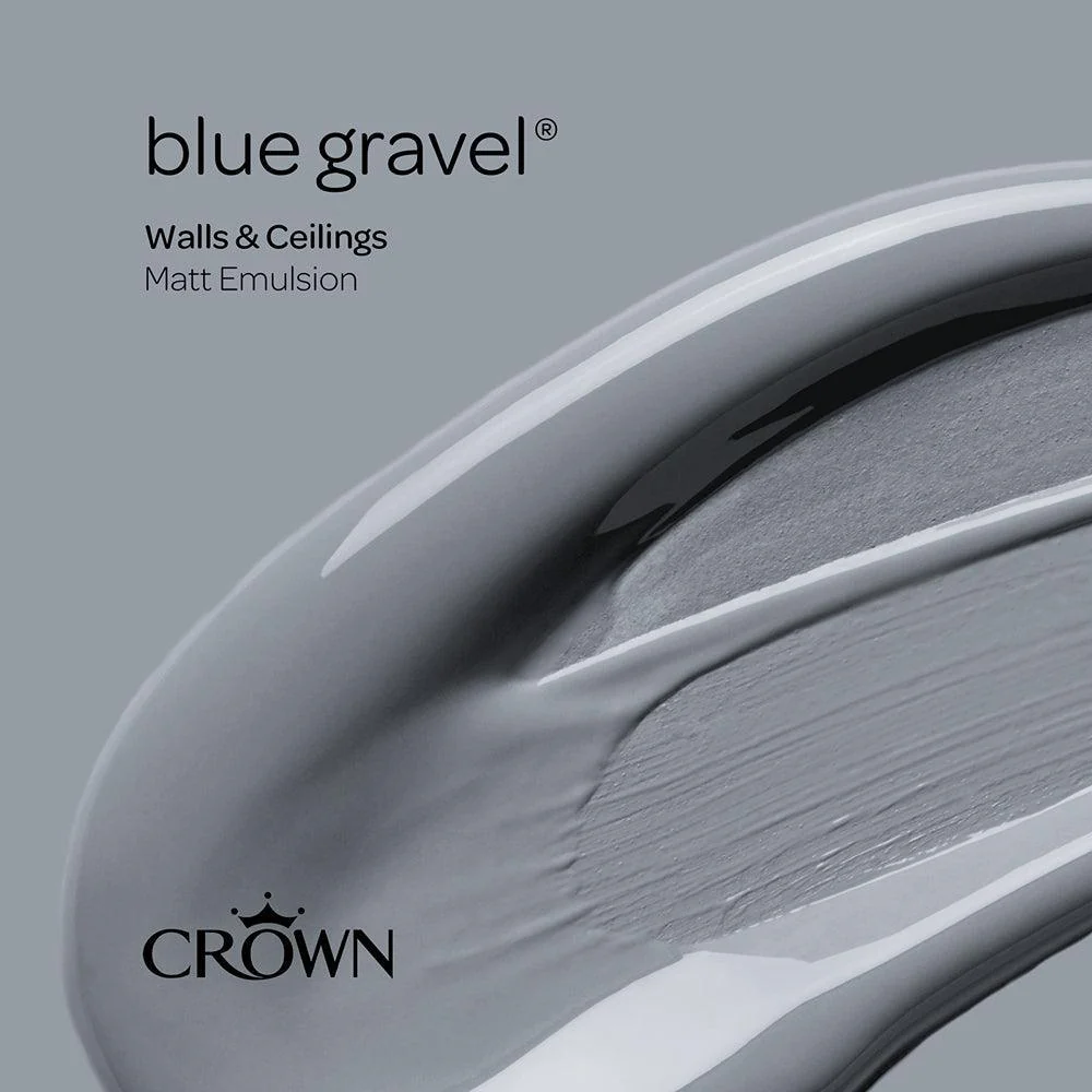 Crown Walls & Ceilings Matt Emulsion Paint | Blue Gravel - Image 9