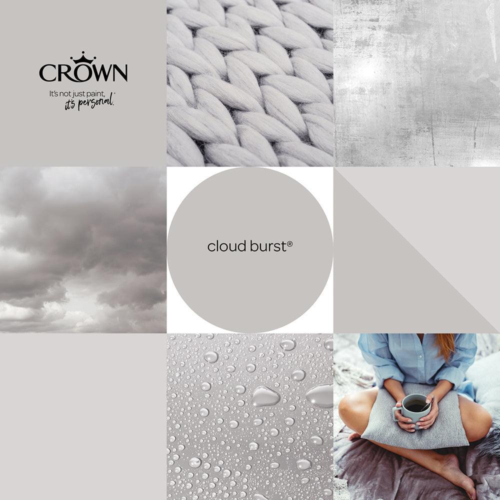 Crown Walls & Ceilings Matt Emulsion Paint | Cloud Burst | 40ml Tester - Image 6