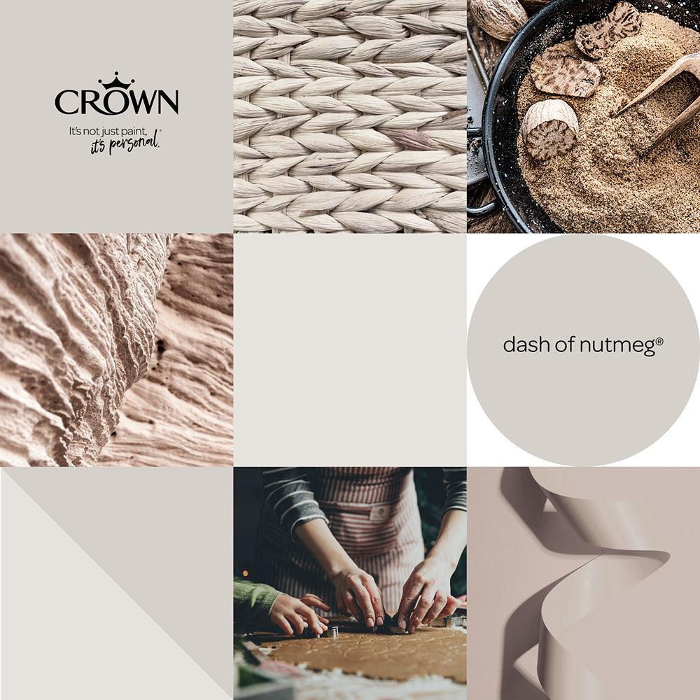 Crown Walls & Ceilings Matt Emulsion Paint | Dash Of Nutmeg | 40ml Tester - Image 6