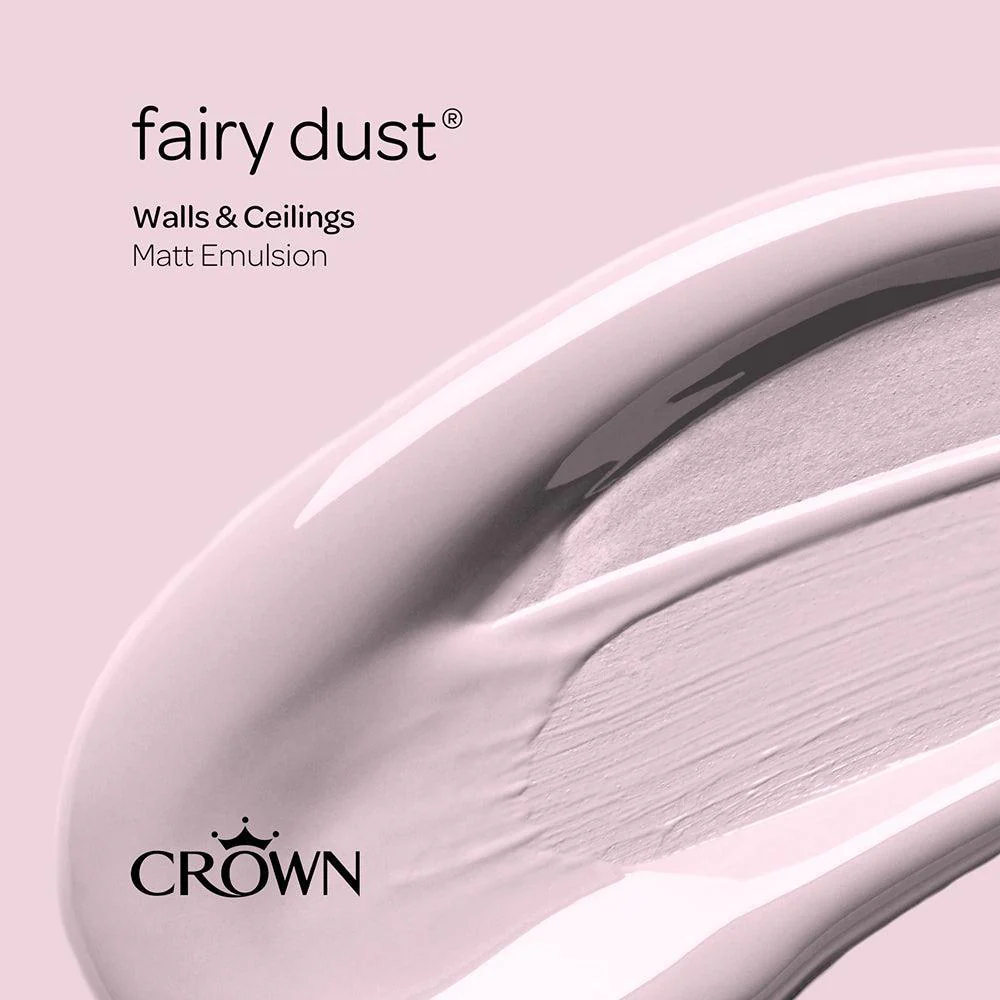 Crown Walls & Ceilings Matt Emulsion Paint | Fairy Dust - Image 9