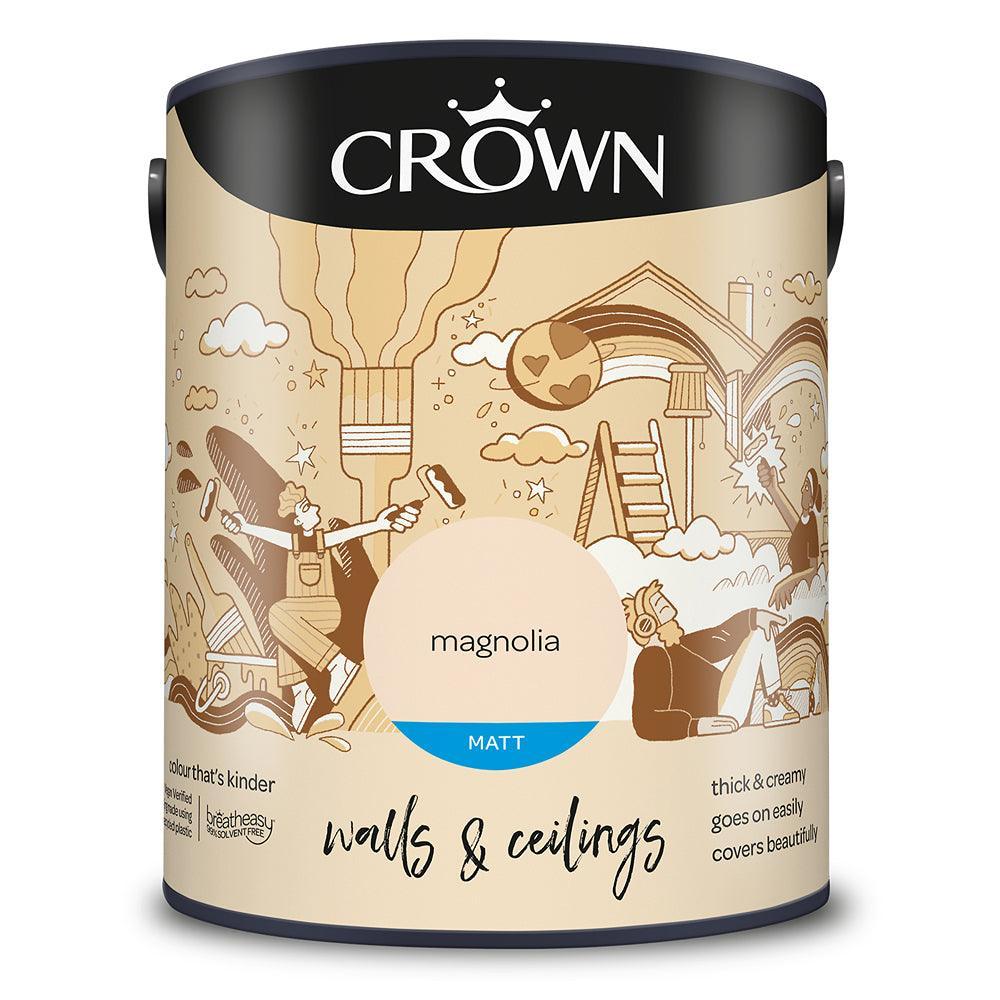 Crown Walls & Ceilings Matt Emulsion Paint | Magnolia - Image 3