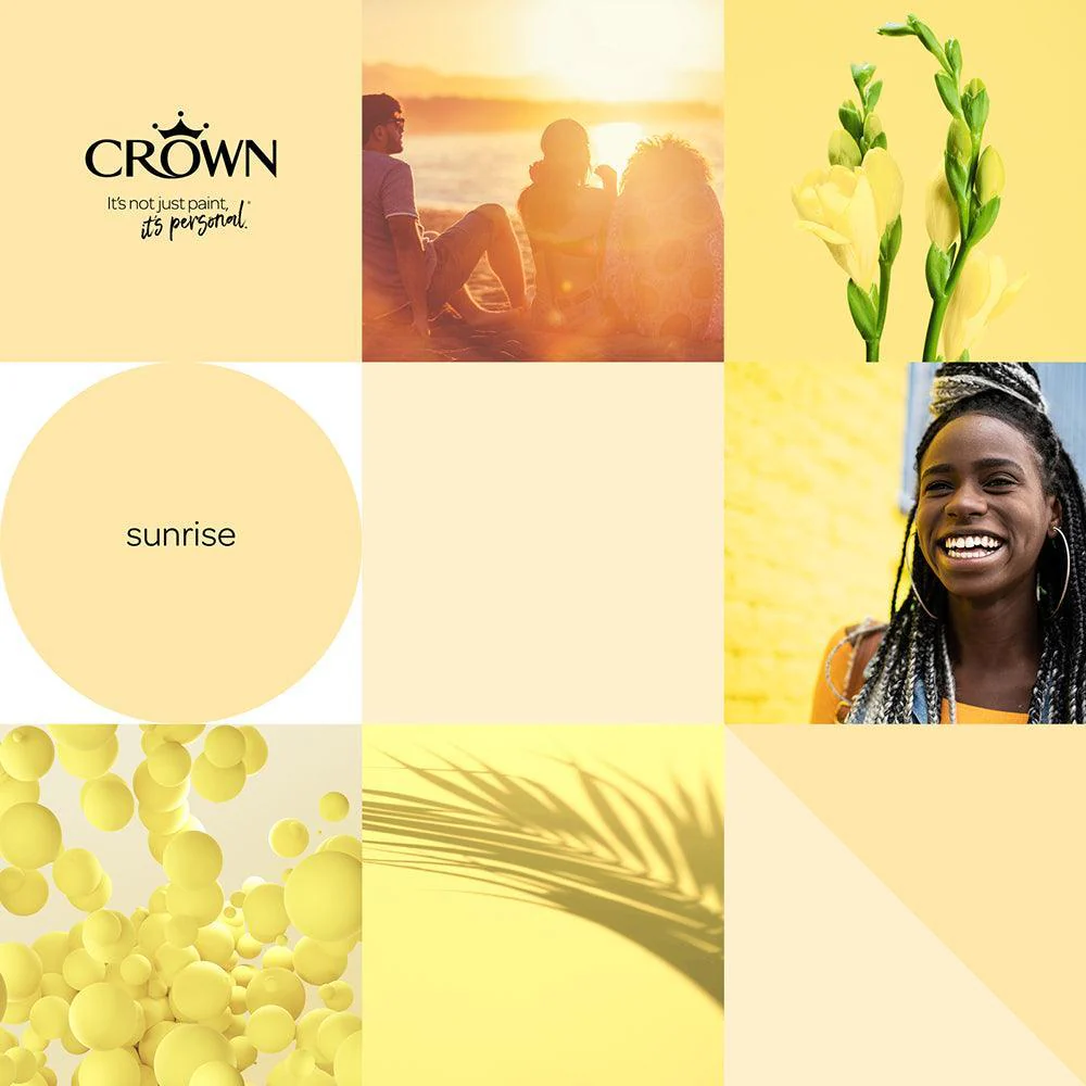 Crown Walls & Ceilings Matt Emulsion | Sunrise | 40ml Tester - Image 6