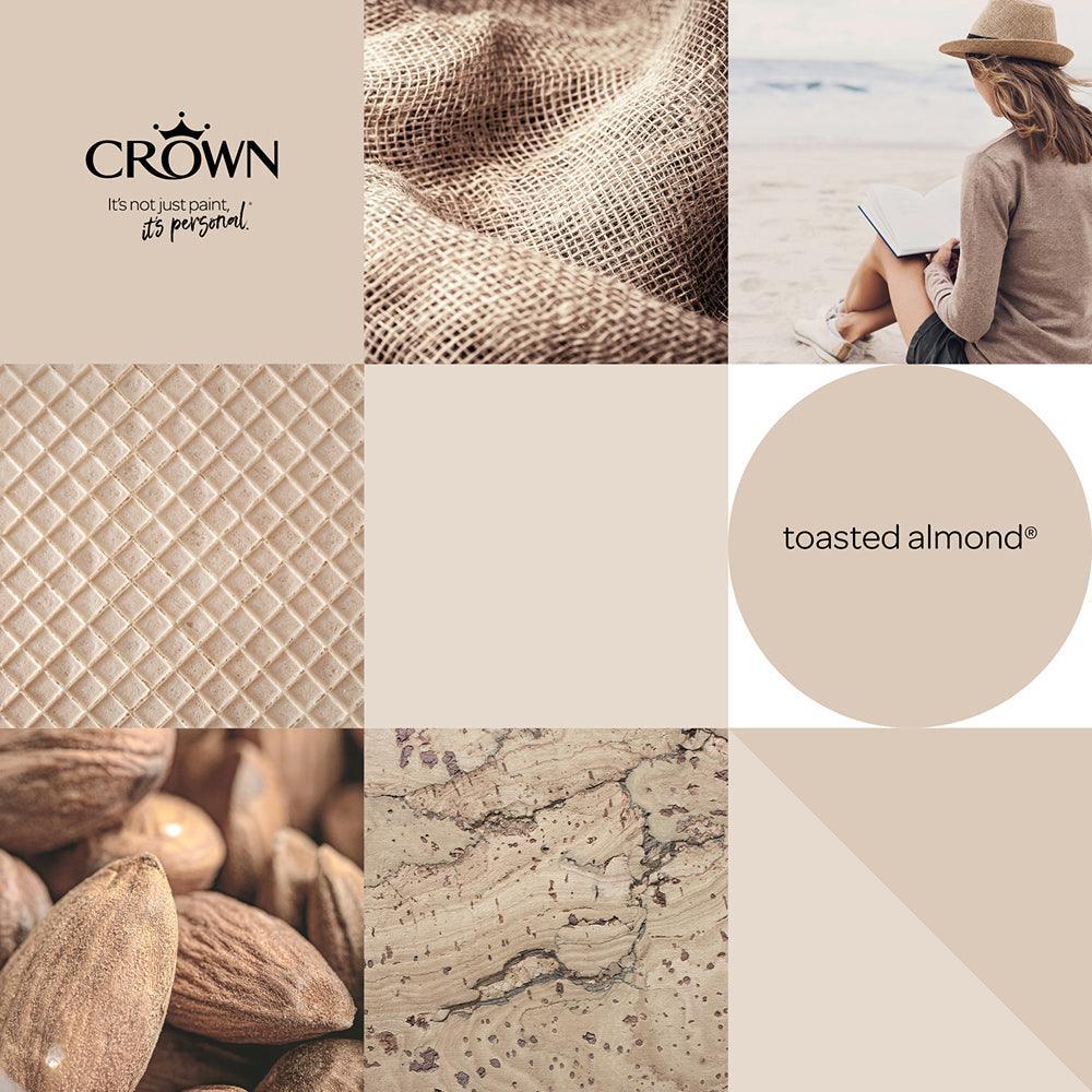 Crown Walls & Ceilings Matt Emulsion | Toasted Almond | 40ml Tester - Image 6