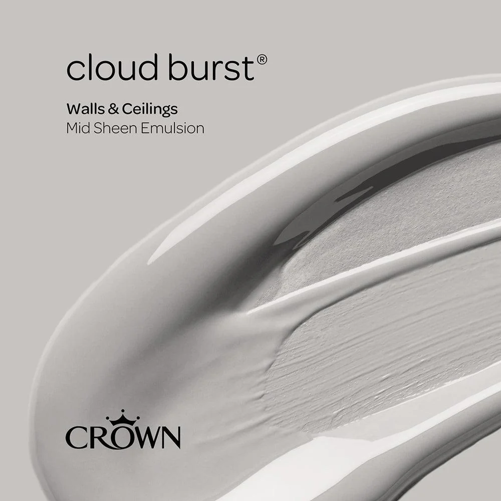 Crown Walls & Ceilings Mid Sheen Emulsion Paint | Cloud Burst - Image 9