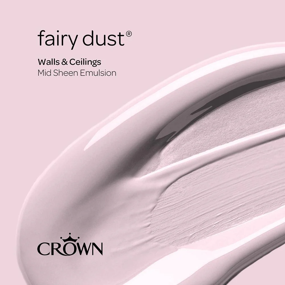 Crown Walls & Ceilings Mid Sheen Emulsion Paint | Fairy Dust - Image 9