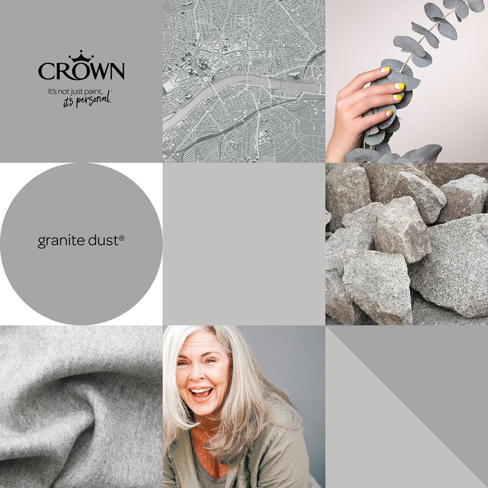 Crown Walls & Ceilings Mid Sheen Emulsion Paint | Granite Dust - Image 8