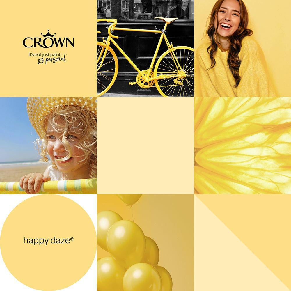 Crown Walls & Ceilings Mid Sheen Emulsion Paint | Happy Daze - Image 8