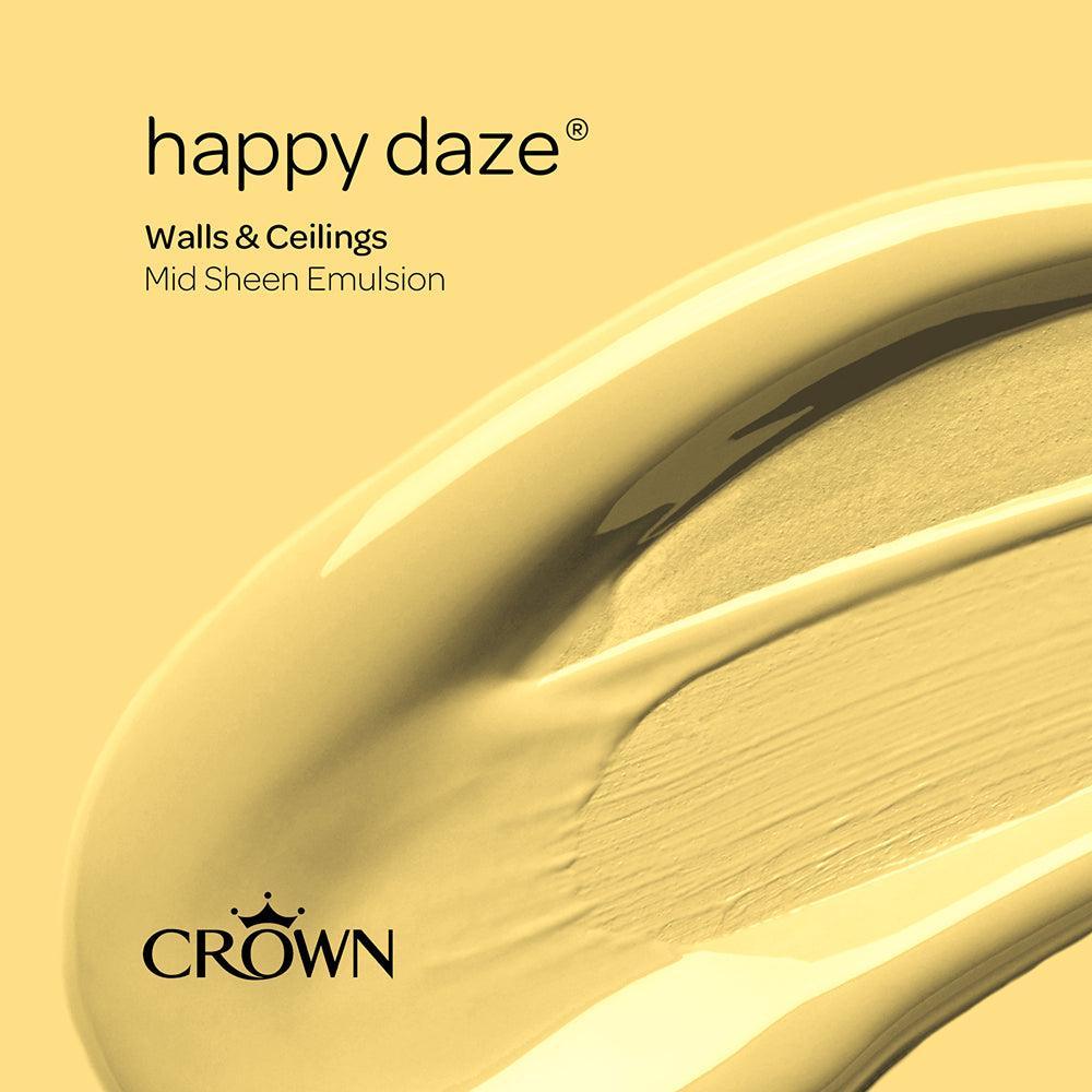 Crown Walls & Ceilings Mid Sheen Emulsion Paint | Happy Daze - Image 9