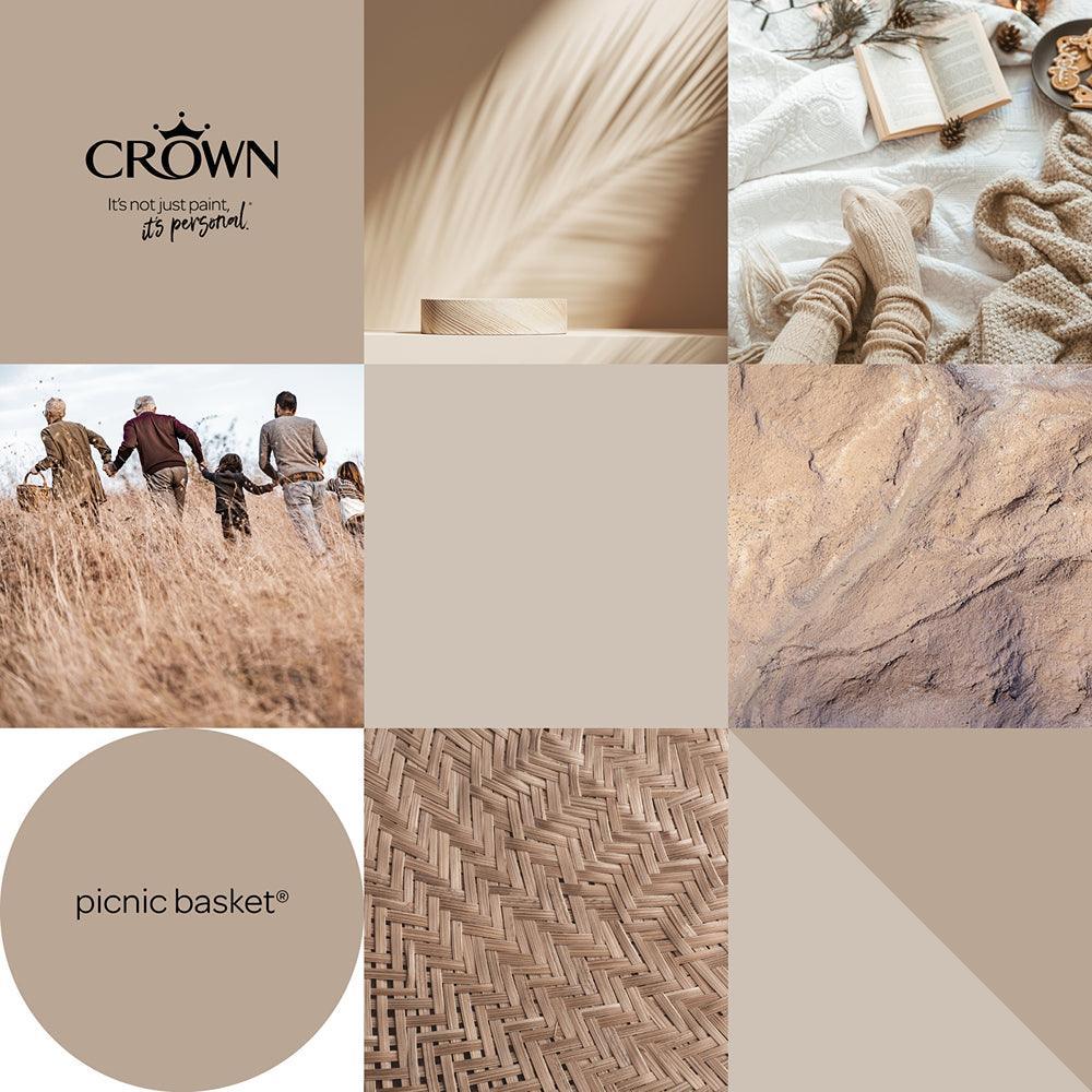 Crown Walls & Ceilings Mid Sheen Emulsion Paint | Picnic Basket - Image 17