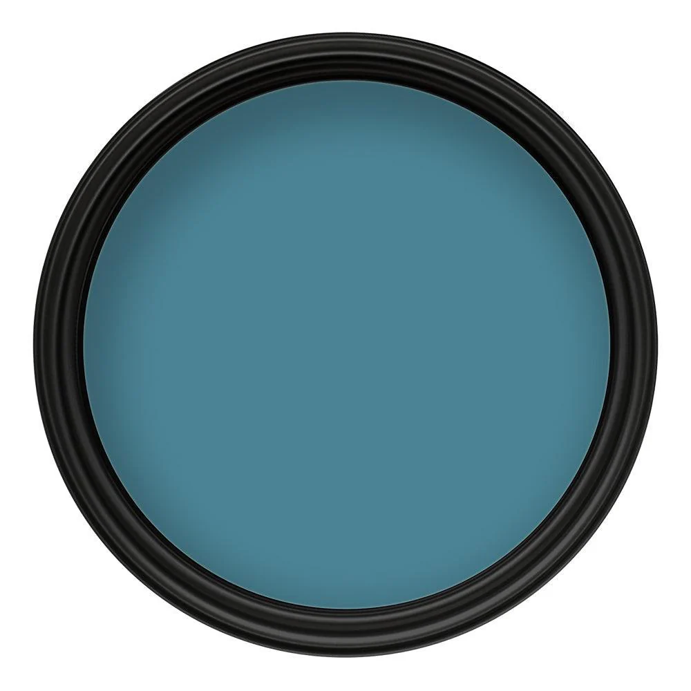 Crown Walls & Ceilings Mid Sheen Emulsion Paint | Teal - Image 2
