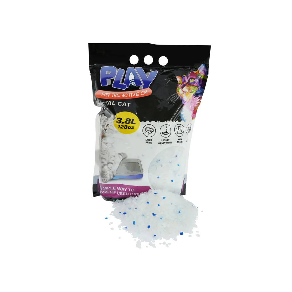 Crystal Cat Litter | Dust-Free, Highly Absorbent, Non-Toxic, 3.8L