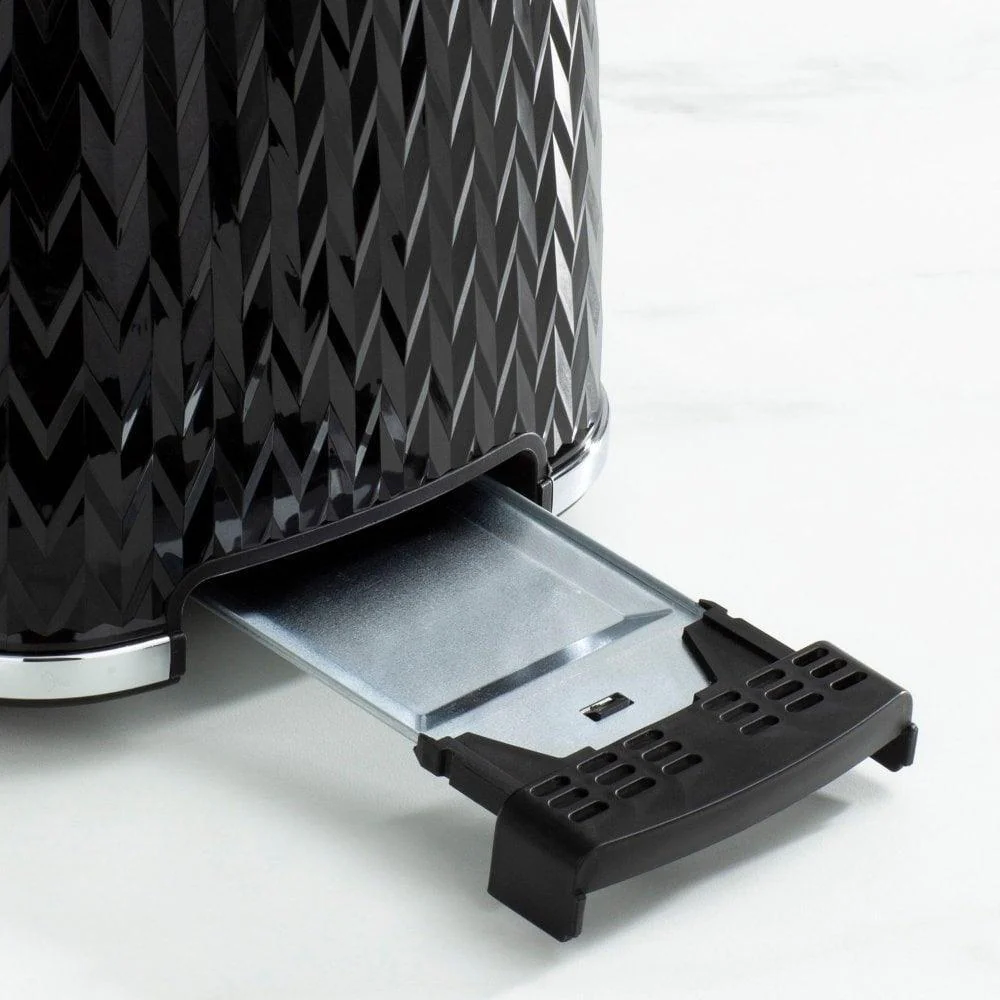 Daewoo Argyle Black 2 Slice Toaster - Image 4