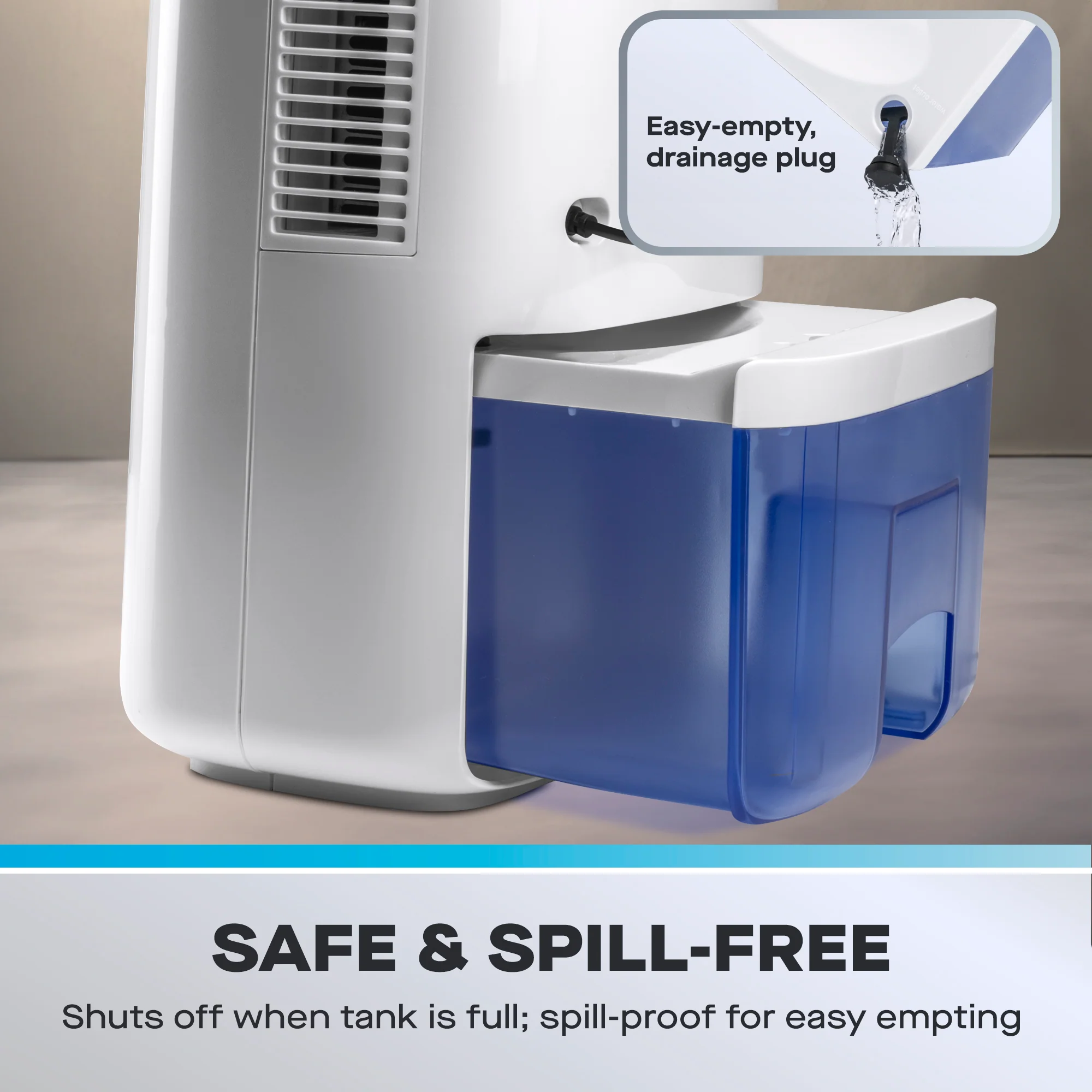 Daewoo Compact Dehumidifier | 2L - Image 4